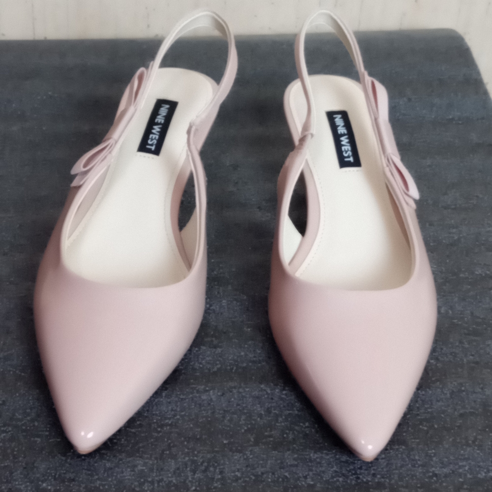 Nine West Blush Pink Slingback Heels